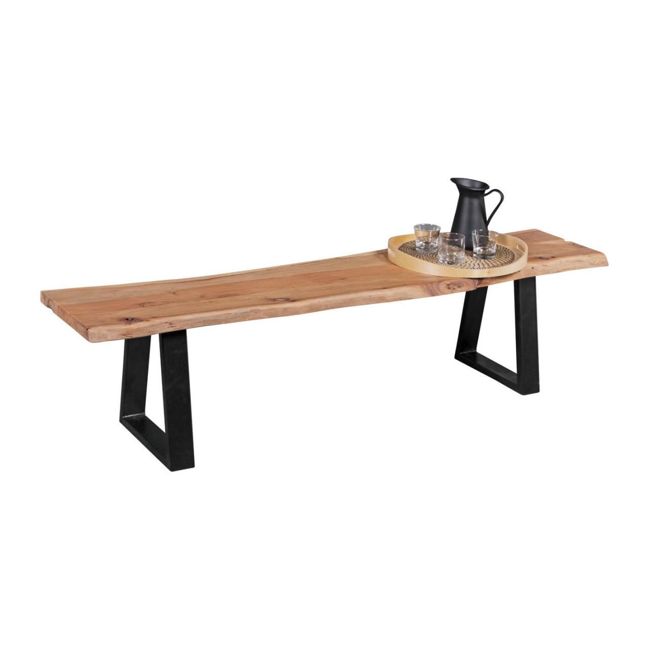 4250950238909 - WOHNLING Esszimmerbank GAYA Massivholzbank Akazie 160 x 40 cm