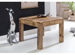 4250950256712 - WOHNLING Couchtisch RUSTICA 60 x 60 x 47 cm Massiv-Holz Mango