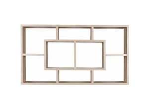 4250950267978 - Wandregal paola 85 x 475 x 16 cm MDF-Holz Hängeregal modern Design Wandboard freischwebend Holzregal offen zum Hängen - Finebuy