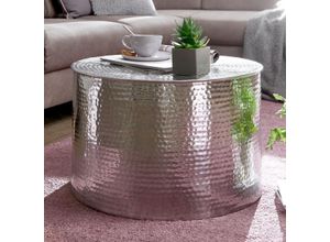 4250950272576 - WOHNLING Couchtisch Aluminium silber 610 x 610 x 405 cm