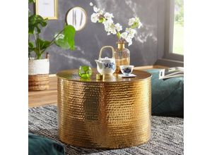 4250950272590 - WOHNLING Couchtisch Aluminium gold 610 x 610 x 405 cm