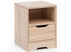 4250950277090 - WOHNLING Nachttisch Holz sonoma-eiche 310 x 310 x 430 cm