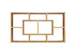 4250950285293 - Wandregal paola 85 x 475 x 16 cm MDF-Holz Hängeregal modern Design Wandboard freischwebend Holzregal offen zum Hängen - Finebuy