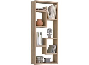 4250950285682 - Wandregal 36 x 90 x 135 cm Holz Design Hängeregal modern Wandboard freischwebend Holzregal Regal für die Wand Bücherregal schmal Dekoregal