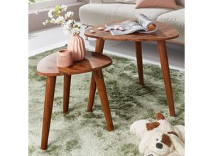 4250950286962 - FineBuy 2er Set Beistelltisch Sheesham Holz Massiv Wohnzimmer Tisch Couchtisch 4250950286962 - FineBuy 2er Set Beistelltisch Sheesham Holz Massiv Wohnzimmer Tisch Couchtisch