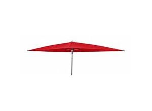 4250952319866 - WATERPROOF III wasserdichter Sonnenschirm 225x120cm ohne Volant rot