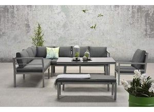 4250952336849 - BLAKES XL Alu Ecklounge Gartenmöbel Sitzgruppe links anthrazit