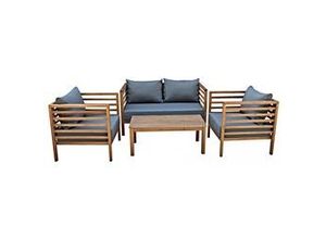 4250952344301 - Gardissimo SAMOA Holz Lounge Set Gartenmöbel Sitzgruppe Akazie