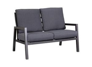 4250952345506 - Gardissimo ONTARIO 2 Sitzer Gartenbank Gartenmöbel Sofa mit Alu-Gestell