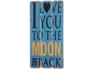 4250965940583 - Holzschild I love you to the moon and back