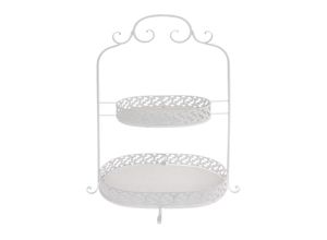 4250965951824 - Etagere HOME AFFAIRE Elynia Servierplatten Gr B H 46 cm x 30 cm weiß Weitere Weihnachtsdeko