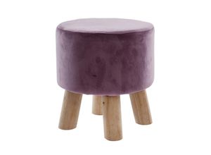 4250965955310 - My Flair Hocker mit vier Füßen in natur rose