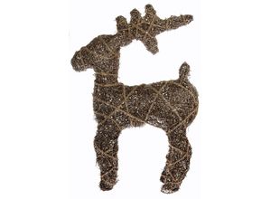 4250965956140 - Weihnachtsfigur MYFLAIR MÖBEL & ACCESSOIRES Weihnachtsdeko Dekofiguren Gr B H T 33 cm x 40 cm x 12 cm braun (braun altgoldfarben) Figur Weihnachtsbeleuchtung Weihnachtsfigur Weihnachtsengel Weihnachtsfiguren Dekofiguren LED Rentier