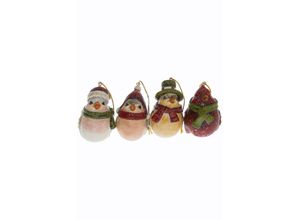 4250965958588 - Baumbehang MYFLAIR MÖBEL & ACCESSOIRES Vögel Weihnachtsdeko Christbaumschmuck Dekohänger Gr H 7 cm bunt (cremefarben rot grün orange) Deko-Hänger Weihnachtsbaumschmuck Weihnachtsdekoration Wanddekoration Dekohänger Höhe 7 cm