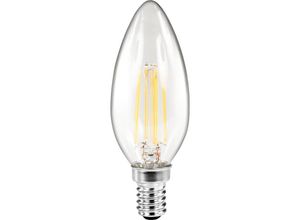 4250967300989 - Mcshine - led Filament Kerzenlampe Filed E14 2W 260 lm warmweiß klar