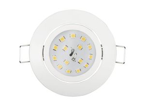 4250967318038 - Mcshine - led Einbauleuchte Slim 82x28mm 5W 400lm 3000K weiß