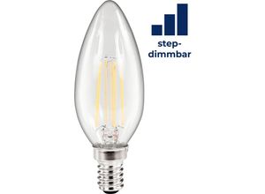 4250967321588 - Mcshine - led Filament Kerzenlampe Filed E14 4W 470lm warmweiß step-dimmbar