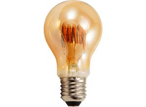 4250967324992 - Mcshine - Retro Filament Leuchtmittel led Glühbirne Vintage Leuchtmittel Edison Glühbirne gold E27 Fassung Glas 6W 450Lm 2200K warmweiß DxH