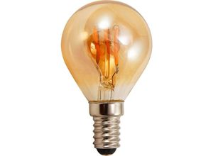 4250967325029 - LED Filament Tropfenlampe Retro E14 2W 150lm warmweißgoldenes Glas