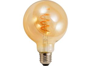 4250967325074 - Mcshine - led Filament Globelampe Retro E27 4W 280lm warmweiß goldenes Glas