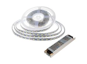 4250967327030 - LED-Stripe SET 60LED m 1000lm m 108W m warmweiß 5m Rolle 100W Trafo