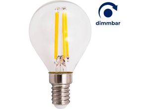 4250967331877 - LED Filament Tropfenlampe Filed E14 6W 600lm warmweiß dimmbar