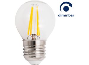 4250967331884 - Mcshine - led Filament Tropfenlampe Filed E27 6W 600lm warmweiß dimmbar