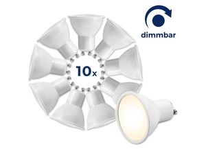 4250967339484 - Mcshine - LED-Strahler MS-60-10dimm 6W 510lm warmweiß dimmbar 10er-Pack