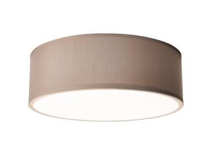 4250967341715 - Einlicht - Deckenleuchte Fabric für 1x E27 Ø30cm Taupe Stoffschrim