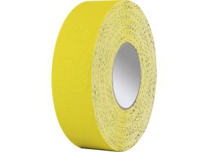 4250971523503 - Bodenmarkierband pvc staplergeeignet Rollenbreite 50 mm Rollenlänge 25 m Farbe gelb Antirutsch-Oberfläche R10