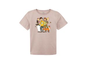 4250979864950 - tausendkind collection - T-Shirt FREUNDE - SCHULE DER MAGISCHEN TIERE in beige Gr104