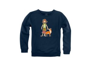 4250979865452 - tausendkind collection - Sweatshirt IDA & RABBAT in dunkelblau Gr116