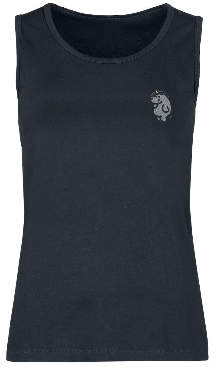 4250979867753 - Grummeleinhorn Tank-Top schwarz in XL 4250979867753 - Grummeleinhorn Tank-Top schwarz in XL