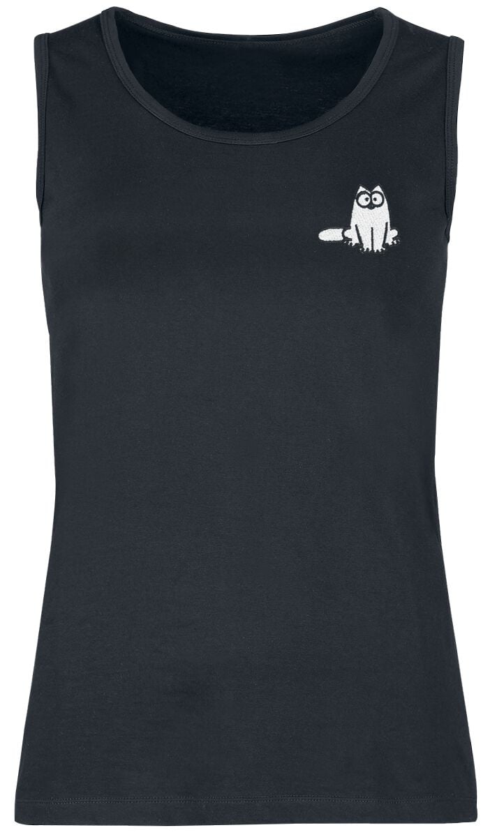 4250979868002 - Simons Cat Simon´s Cat Tank-Top schwarz in XL 4250979868002 - Simons Cat Simon´s Cat Tank-Top schwarz in XL