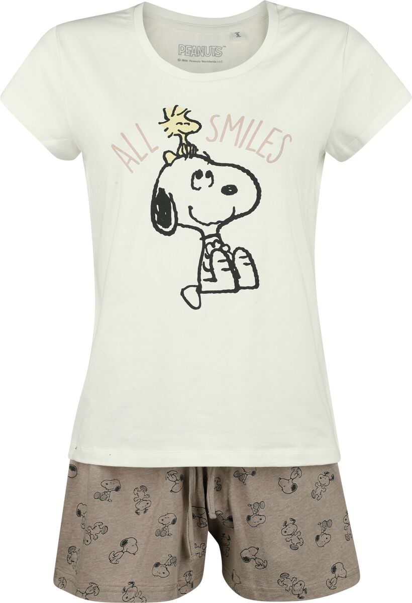 4250979868101 - Snoopy und Woostock - All Smiles Schlafanzug multicolor in XL