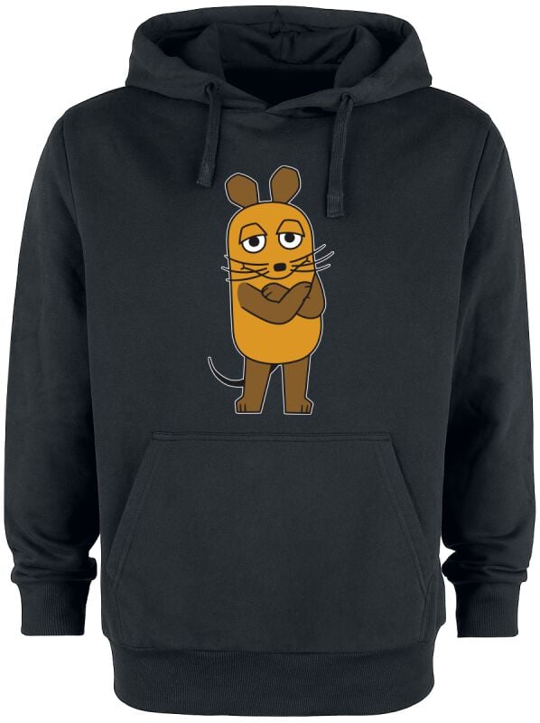 4250979870258 - Maus Kapuzenpullover schwarz in XXL