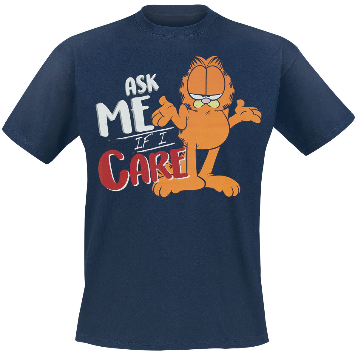 4250979873365 - Ask Me If I Care T-Shirt blau in M