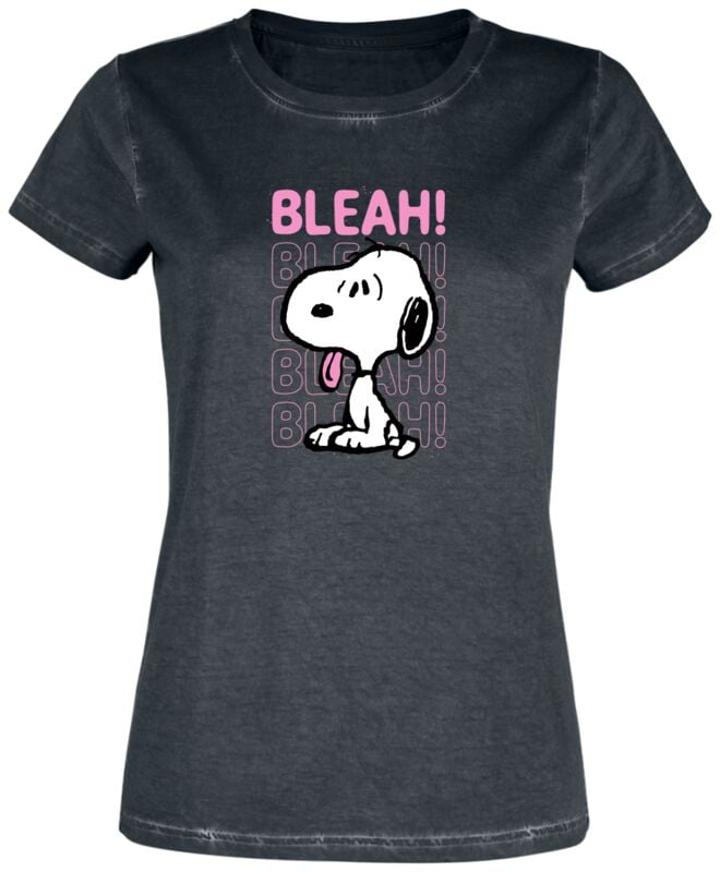 4250979873860 - Snoopy - Bleah! T-Shirt schwarz in S