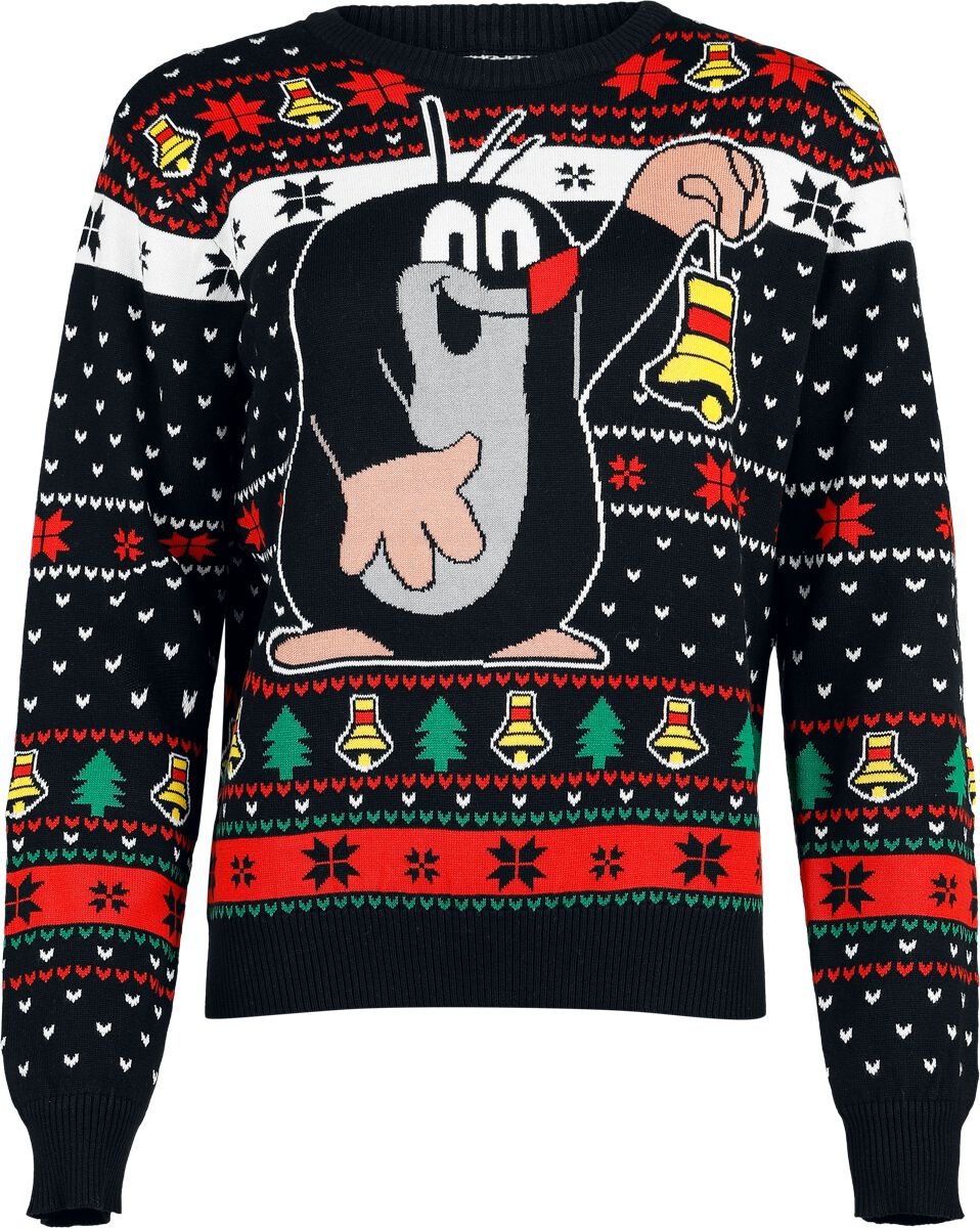 4250979875987 - - Glöckchen Weihnachtspullover multicolor in XL