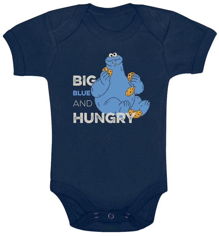 4250979876168 - Krümelmonster - Big Blue And Hungry Body blau in 62 68