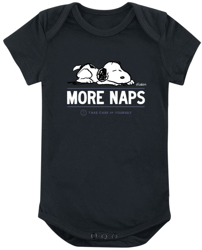 4250979876410 - Snoopy - More Naps Body schwarz in 74 80