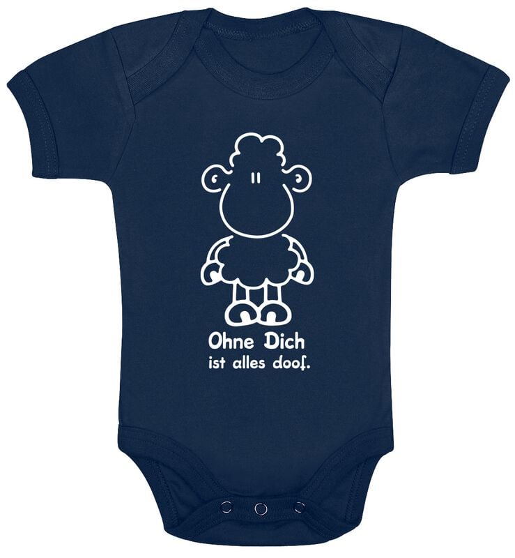 4250979876434 - Ohne Dich ist alles doof Body blau in 50 56 4250979876434 - Ohne Dich ist alles doof Body blau in 50 56
