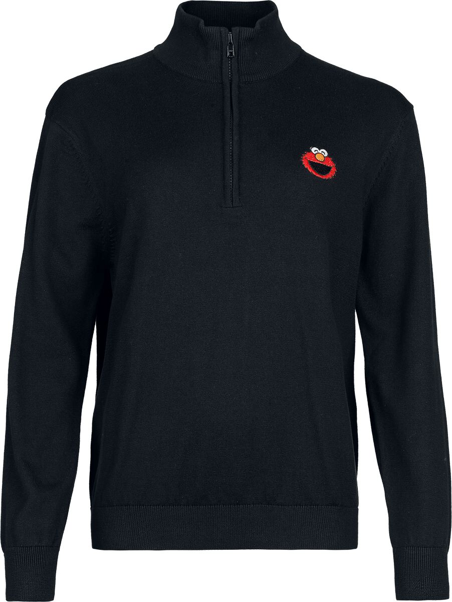 4250979877721 - Elmo - Troyer Strickpullover schwarz in XL