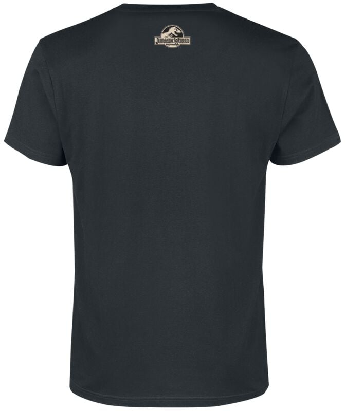 4250979878940 - Jurassic World - Forest Raptor Attack T-Shirt schwarz in M