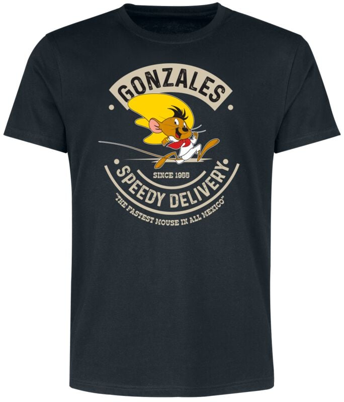 4250979883241 - Speedy Gonzales T-Shirt schwarz in M