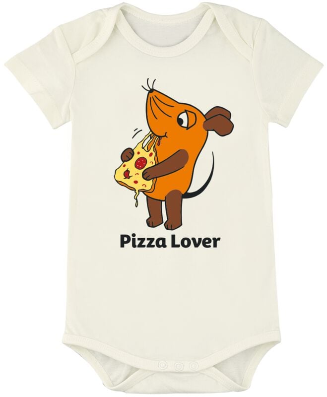 4250979883357 - Die Maus - Future Pizza Lover Body weiß in 74 80