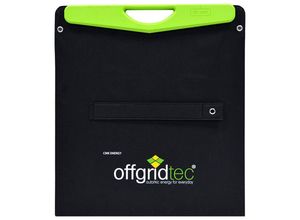 4250983259025 - OFFGRIDTEC Solarmodul 100W Hardcover Solartasche und 2x 2A USB Anschluss Solarmodule robust und wasserabweisendes Polyamid-Gewebe schwarz (baumarkt)