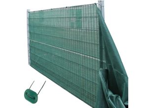 4251001803459 - Tennissichtschutz Zaunblende GRÜN Größe 14m x 25m