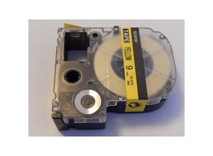 4251004672250 - Vhbw - Kassette Patronen Schriftband 6mm kompatibel mit KingJim SR3700P SR550 SR530 SR330 SR6700D SR3900P SR950 SR750 Ersatz für LC-3YBW