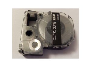 4251004676807 - Schriftband-Kassette kompatibel mit KingJim SR-PBW1 SR-RK1 Etiketten-Drucker 12mm Weiß auf Schwarz - Vhbw 4251004676807 - Schriftband-Kassette kompatibel mit KingJim SR-PBW1 SR-RK1 Etiketten-Drucker 12mm Weiß auf Schwarz - Vhbw